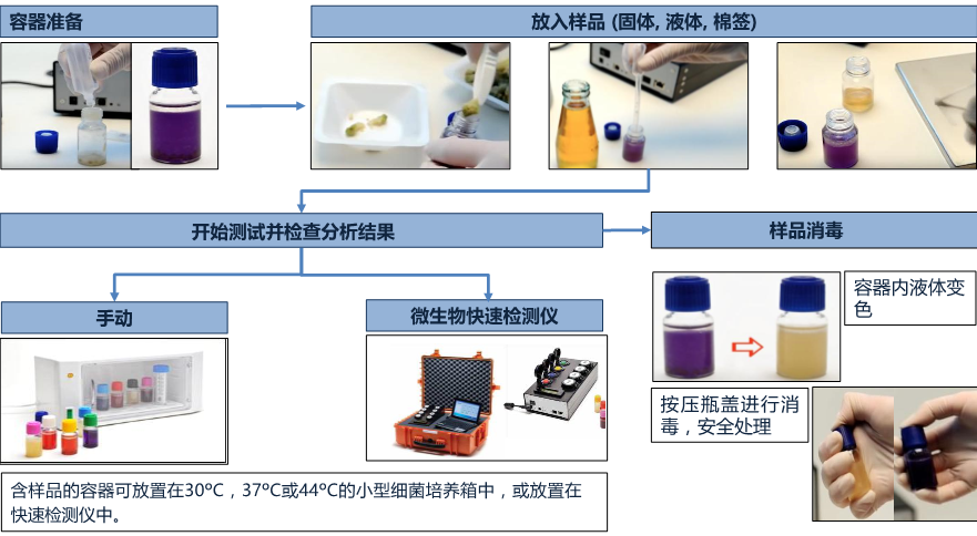 大肠杆菌检测仪检测流程