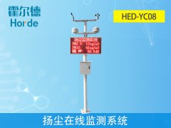 扬尘在线监测系统，可自动监测扬尘排放数据