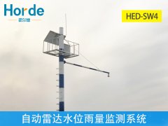 自动雷达水位雨量监测系统，为防汛预警提供数据支持